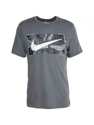 Koszulka z krótkim rękawem Nike szara