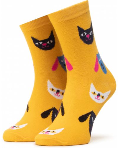 Bodkované ponožky Dots Socks žltá