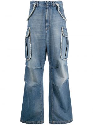 Voľné džínsy s nízkym pásom Darkpark modrá