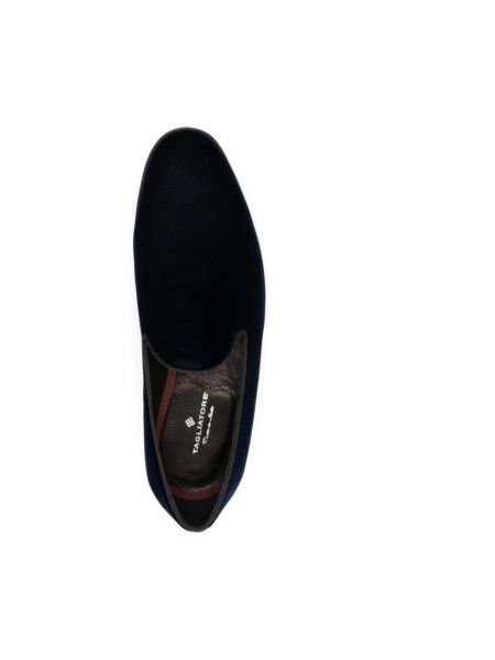 Loafers de terciopelo‏‏‎ slip on Tagliatore azul