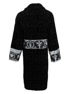 Bademantel Versace schwarz