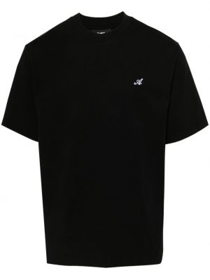 Siuvinėtas marškinėliai Axel Arigato juoda
