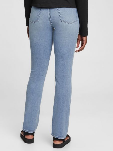 Straight fit džíny s vysokým pasem Gap