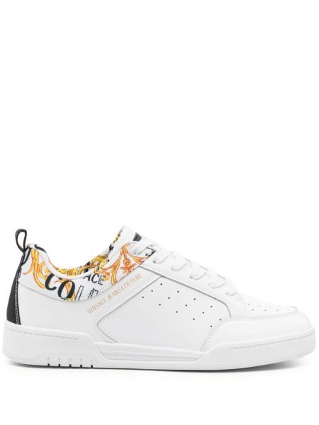 Leder sneaker Versace Jeans Couture weiß