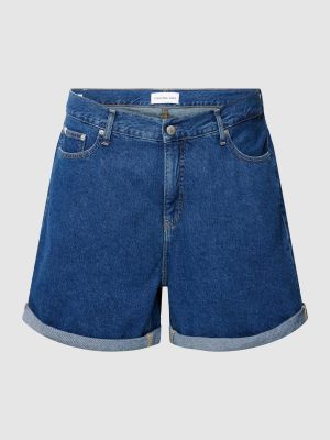 Szorty jeansowe Calvin Klein Jeans Plus niebieskie