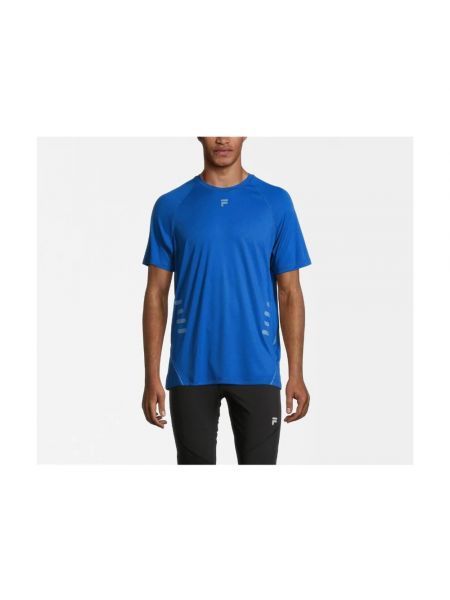 T-shirt mit kurzen ärmeln mit rundem ausschnitt Fila blau