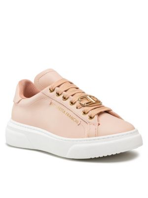 Sneakersy Elisabetta Franchi różowe