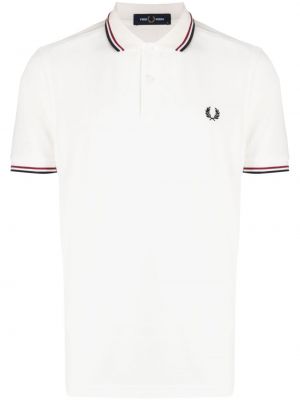 Tricou polo din bumbac Fred Perry alb