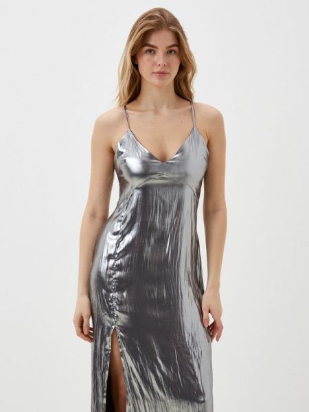 Вечернее платье Befree серебряное