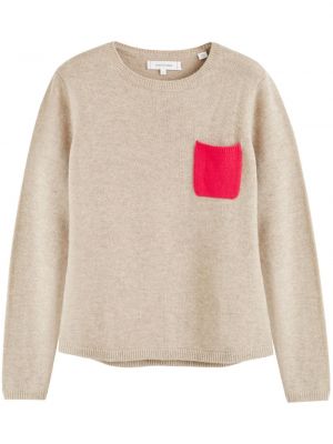 Sweter z okrągłym dekoltem z kieszeniami Chinti & Parker