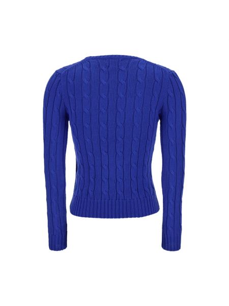 Jersey de punto de tela jersey de cuello redondo Polo Ralph Lauren azul