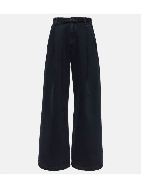 Low waist jeans ausgestellt Agolde schwarz