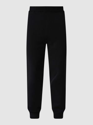 Spodnie sportowe z wiskozy Esprit Collection czarne