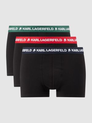 Bokserki slim fit Karl Lagerfeld czarne