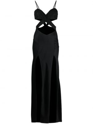 Вечерна рокля с дантела Amen черно