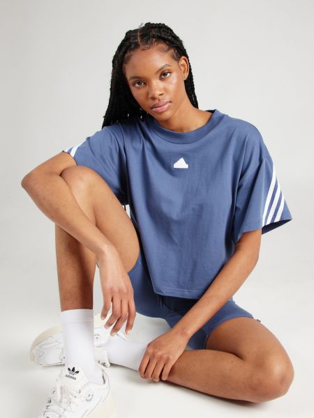 Prugasta sportska majica bootcut Adidas Sportswear