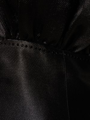 Mini suknele su balioninėmis rankovėmis Rotate juoda