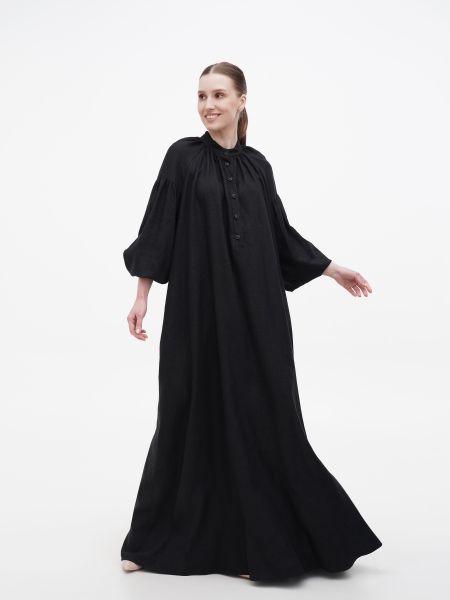 Длинное платье A Lot черное