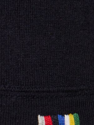 Koszulka z kaszmiru bawełniana Extreme Cashmere niebieska