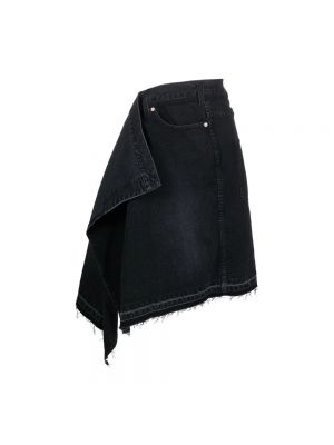 Spódnica jeansowa Sacai czarna