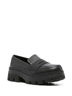 Loafers en cuir chunky Calvin Klein Jeans noir