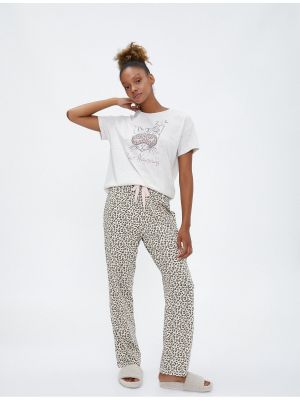 Pijamale cu model leopard Koton