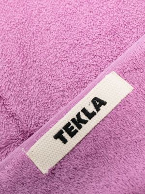 Bademantel aus baumwoll Tekla pink