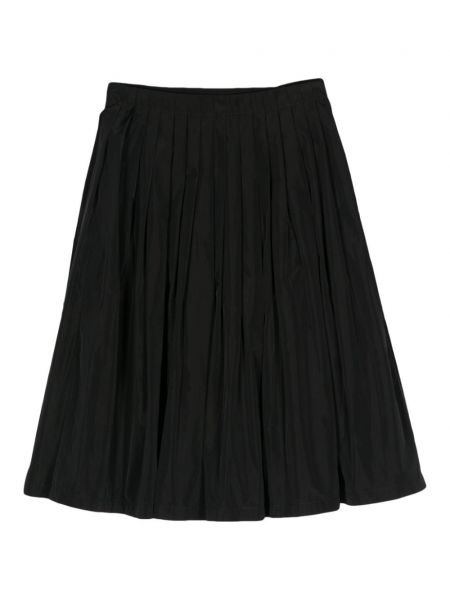 Plisované midi sukně Aspesi černé