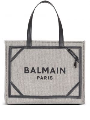 Shopper kabelka s potiskem Balmain