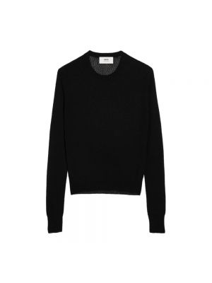 Sweter Ami Paris czarny