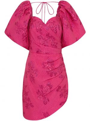 Virágos mini ruha Rebecca Vallance rózsaszín