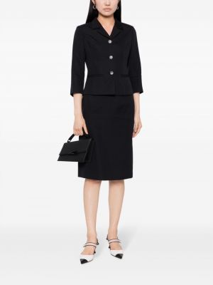 Taškuotas sijonas Givenchy Pre-owned juoda