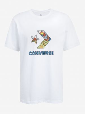 Tričko s hvězdami Converse bílé