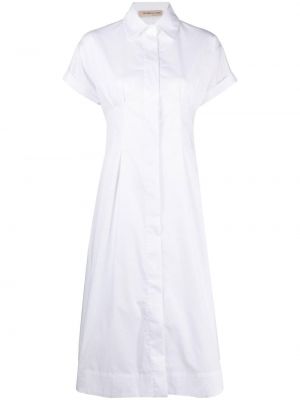 Βαμβακερή μini φόρεμα Blanca Vita λευκό