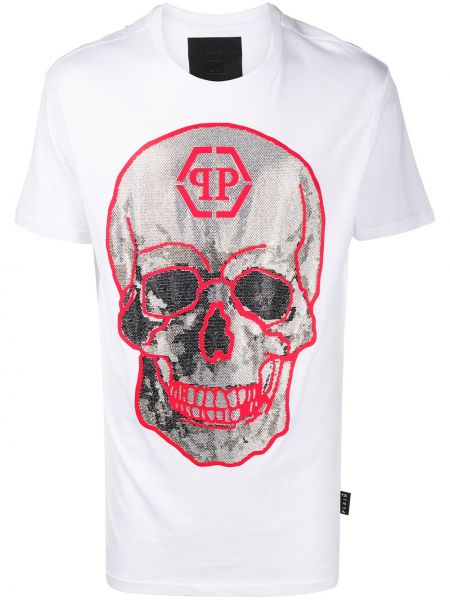 T-shirt Philipp Plein vit