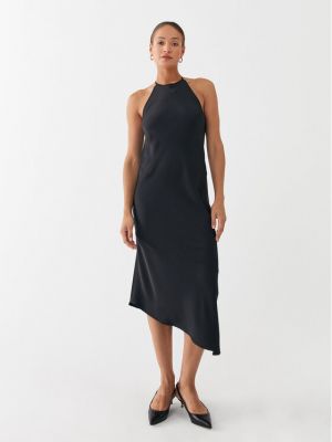 Κοκτέιλ φόρεμα Marella μαύρο
