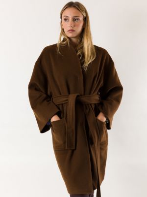 Пальто Mesange коричневое