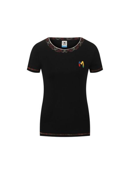 Хлопковая футболка M Missoni, черная