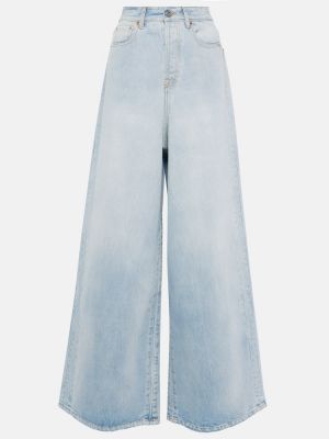 Jeans distressed baggy Vetements blu