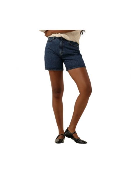 Jeans shorts Selected Femme blau
