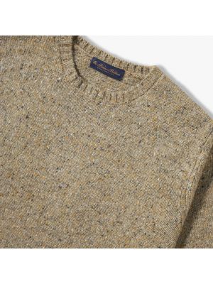 Jersey de lana de nailon de alpaca Brooks Brothers beige