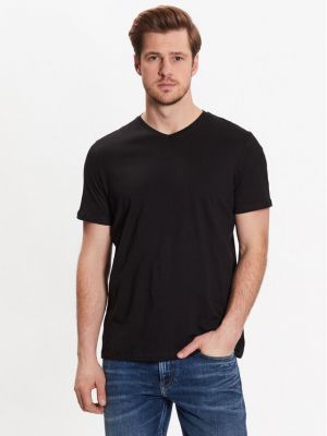 Marškinėliai Geox juoda