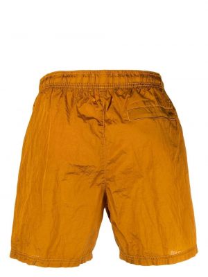 Shorts mit stickerei Stone Island orange