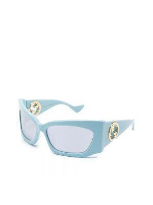 Okulary przeciwsłoneczne w geometryczne wzory Gucci