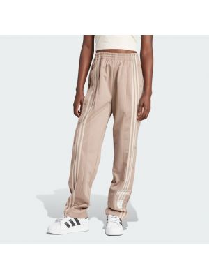 Pantaloni a righe Adidas marrone