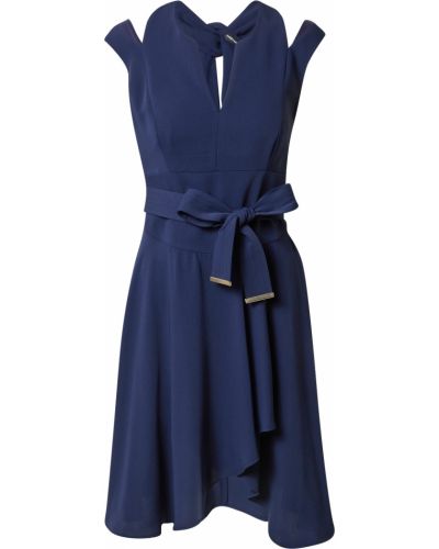 Коктейлна рокля Karen Millen синьо