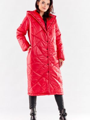 Kabát Awama červená