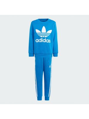 Survêtement en coton Adidas bleu