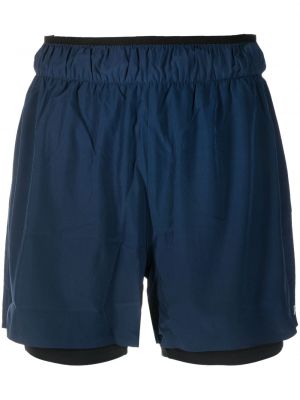 Shorts de sport à imprimé réfléchissantes Rossignol bleu