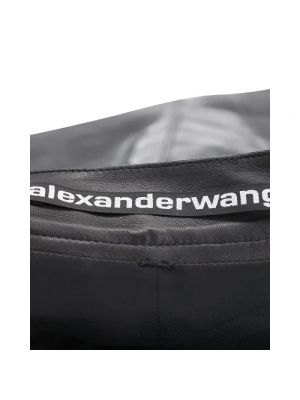 Falda de cuero Alexander Wang Pre-owned